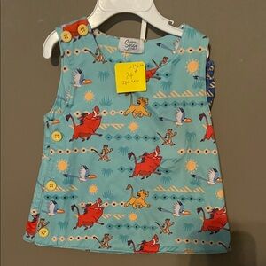 Sassy stitches  Kids Matching Set - Blue with Red and Yellow Accents